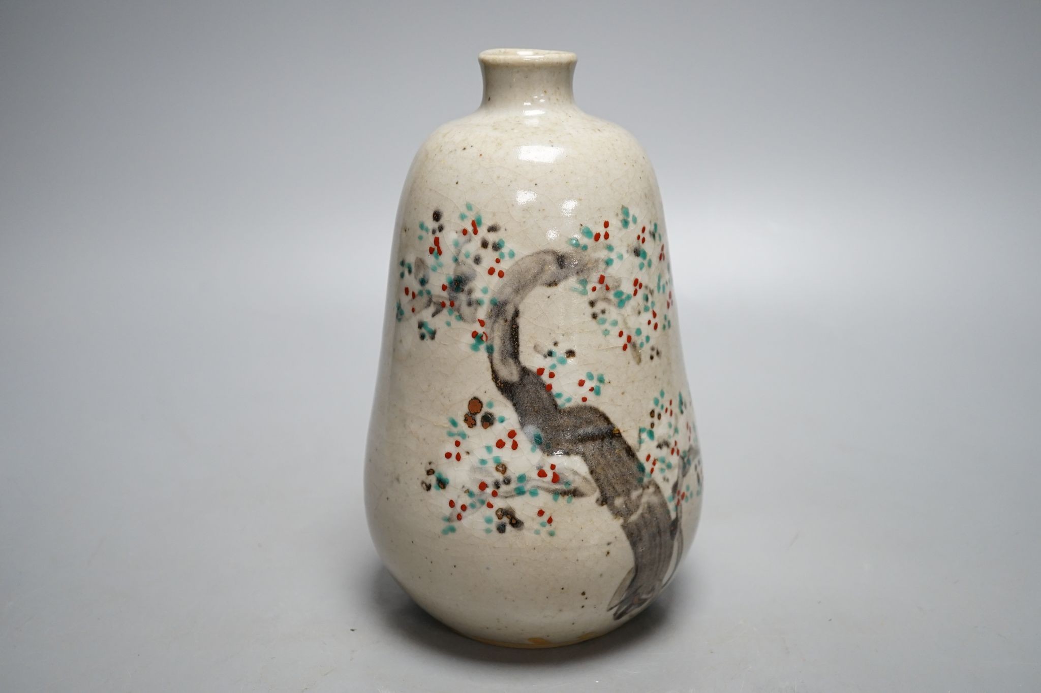 A Japanese sake bottle, 22cm